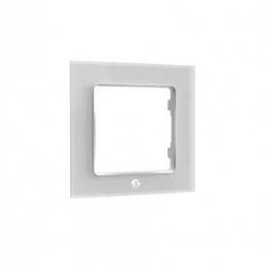 Shelly Wall Frame 1 - Placca da parete bianca compatibile Legrand