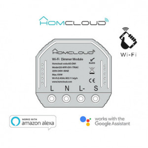 Modulo Dimmer 1CH Wi-Fi da incasso