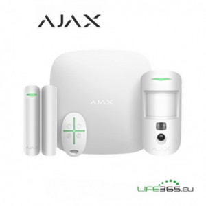Ajax Kit di base con videocamera avanzato PLUS (StarterKit Cam Plus) bianco