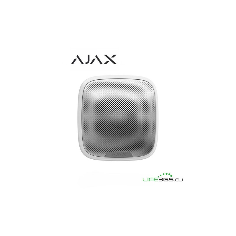Ajax Sirena da esterno (StreetSiren) bianco