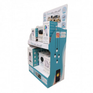 Espositore Homcloud da banco in cartone