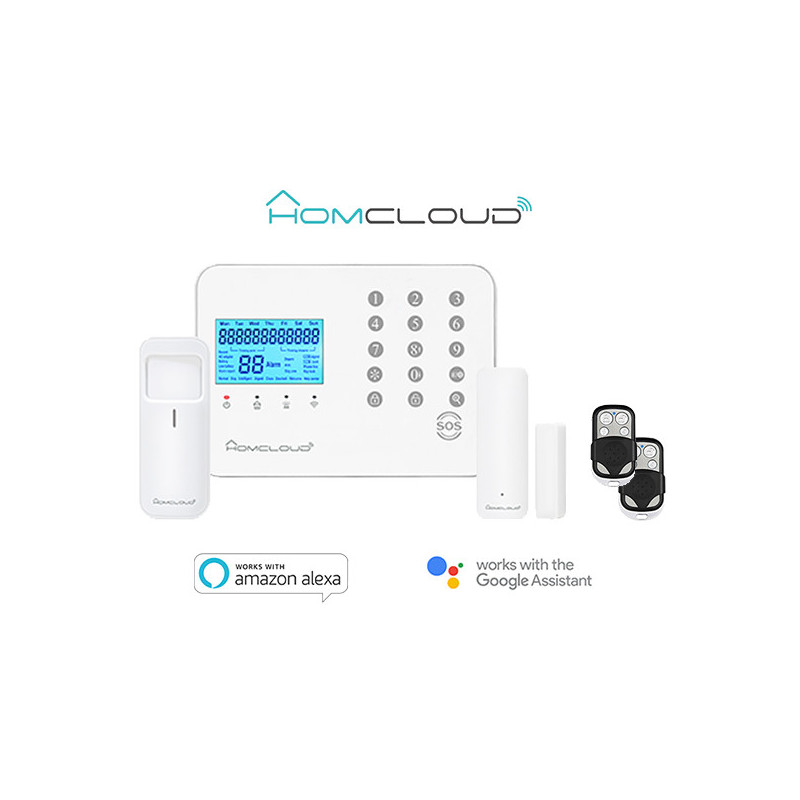 Kit Antifurto wireless 10P Homcloud Wi-Fi + GSM PRO